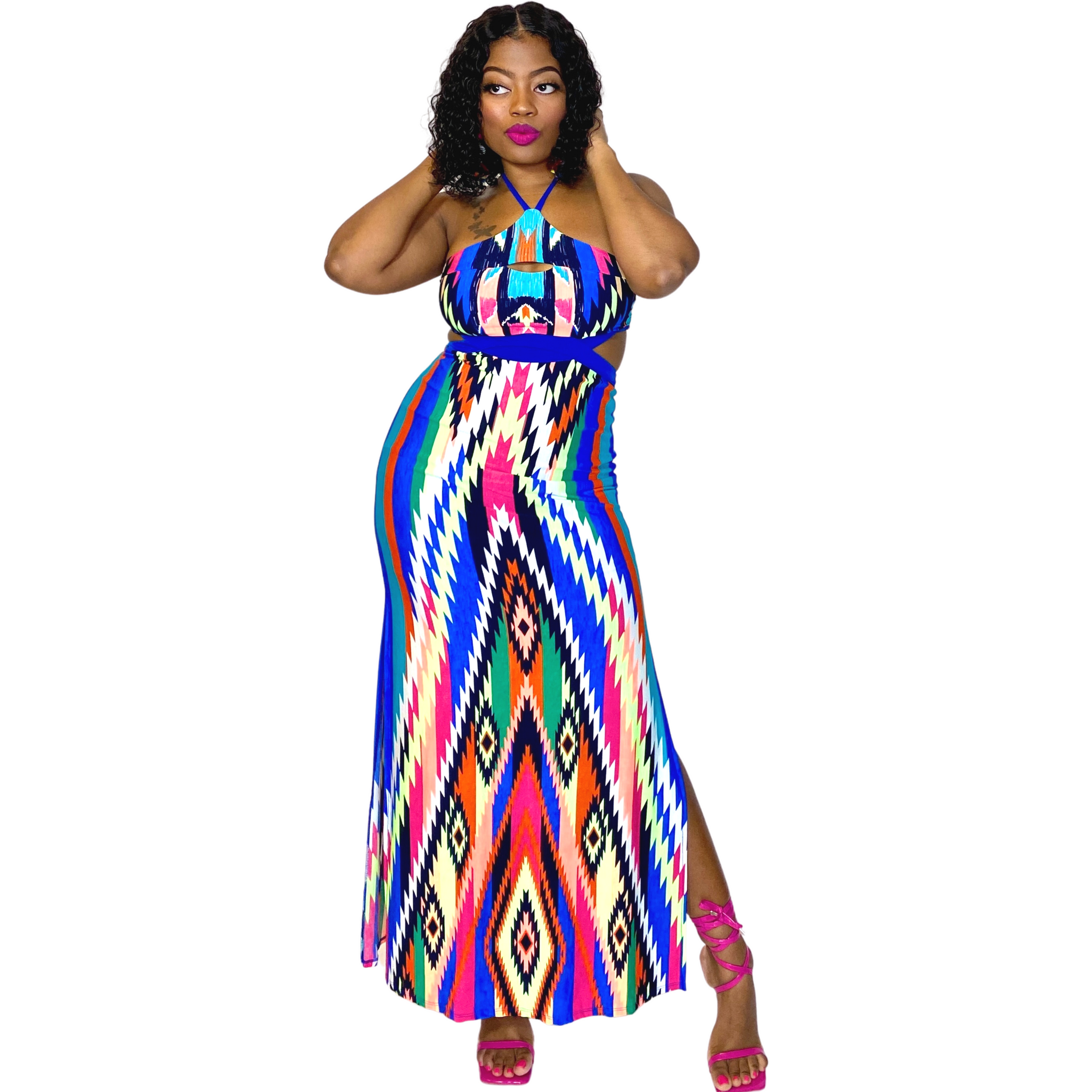 Color Tribe Maxi Dress – Pretty Stylez ...